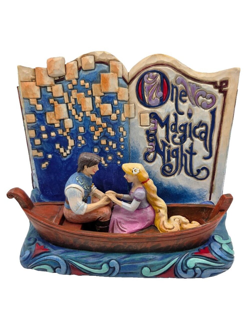 Jim Shore Disney Traditions Rapunzel “One Magical Night” Figurine Read